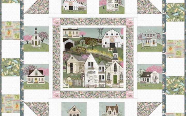 3 Wishes Touch of Spring Town Free Quilt Pattern