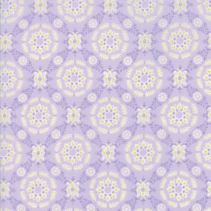 Moda Fabrics Fleurs by Brenda Riddle Lilac Lattice Design
