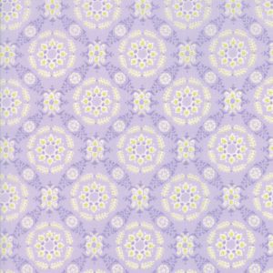 Moda Fabrics Fleurs by Brenda Riddle Lilac Lattice Design