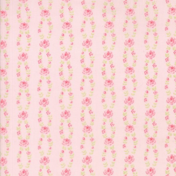 Moda Fabrics Fleurs by Brenda Riddle Peony Rose Garland