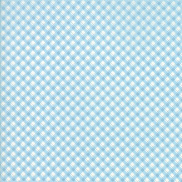 Moda Fabrics Fleurs by Brenda Riddle Bluebell Gingham