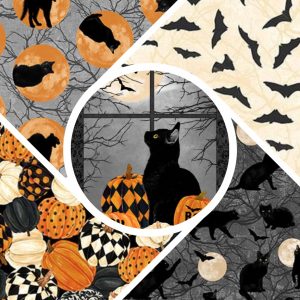 Black Cat Capers by Northcott Fabrics