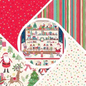 Let It Snow by Makower Fabrics