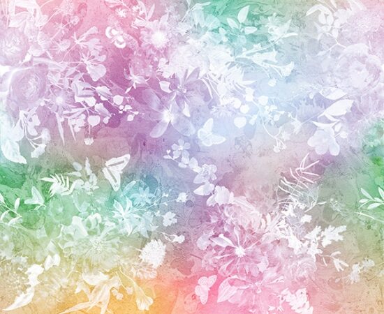 Hoffman Fabrics Floral Pastel