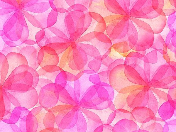 Hoffman Fabrics Pink Petals