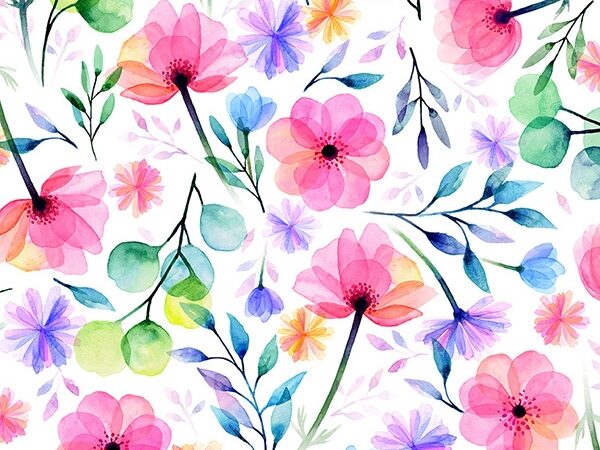 Hoffman Fabrics Blossom Flowers