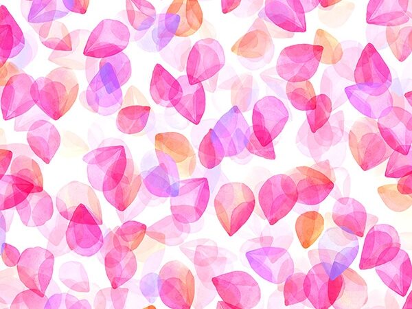 Hoffman Fabrics Petals Pink