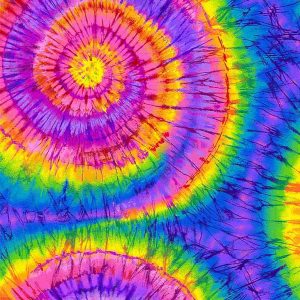 Timeless Treasures Vibrant Tie Dye