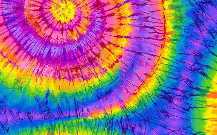 Timeless Treasures Vibrant Tie Dye