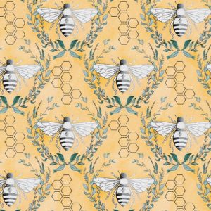 Craft Cotton Co Fabrics Beetanical Bee Hives