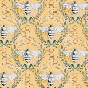 Craft Cotton Co Fabrics Beetanical Bee Hives