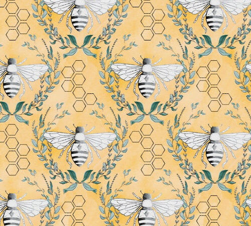 Craft Cotton Co Beetanical Floral Bee
