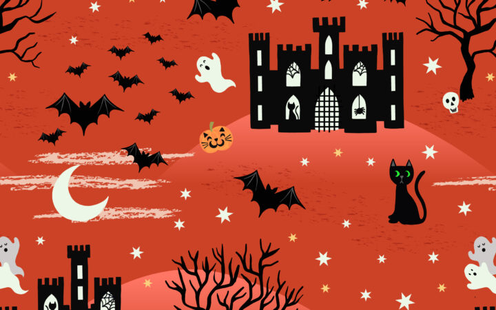 Lewis & Irene Castle Spooky Orange