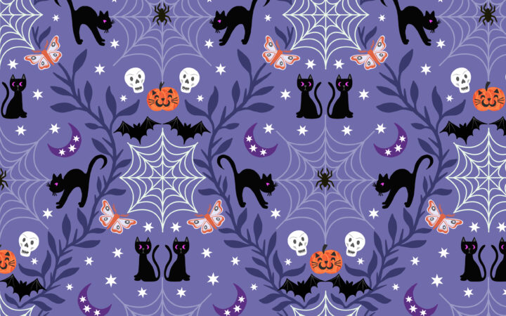 Lewis & Irene Castle Spooky Cats