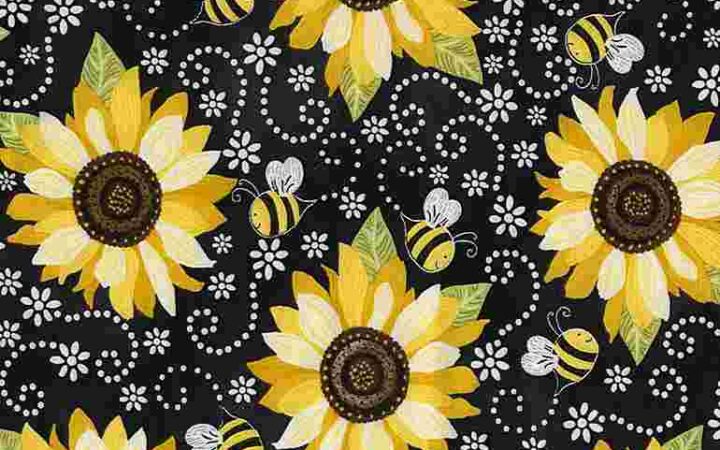 Timeless Treasures You Are My Sunshine Sunflowers