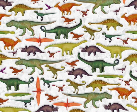 Hoffman Fabrics Dino-Mite Dinosaurs