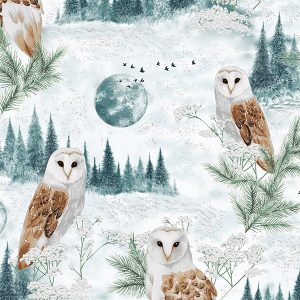 Hoffman Fabrics Perch Owl