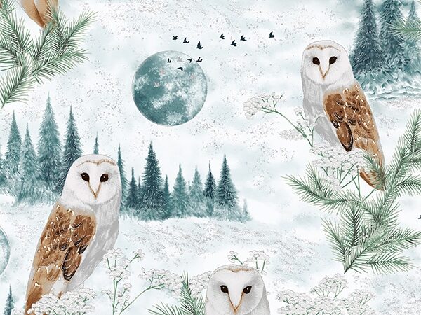 Hoffman Fabrics Perch Owl