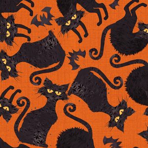 3 Wishes Fabrics Boo Y'All Scaredy Cat