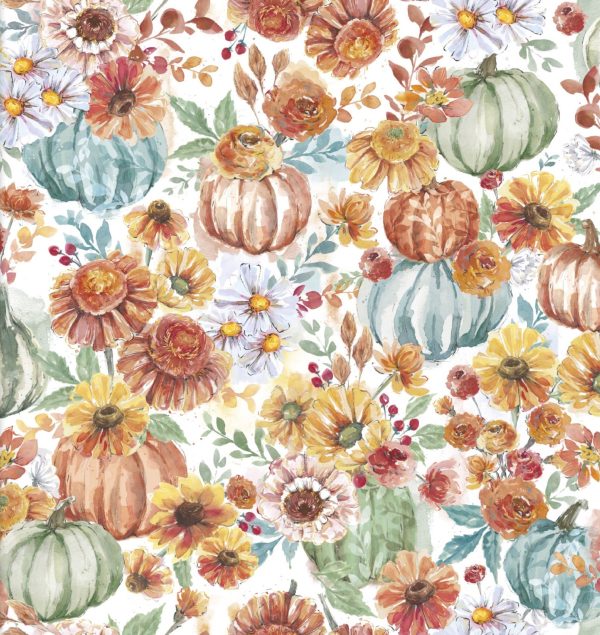 3 Wishes Fabric Happy Harvest Autumn Floral