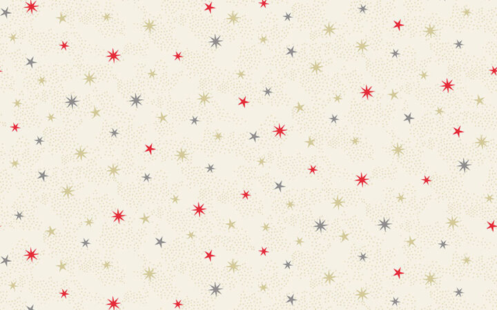 Makower Scandi Christmas Star Cream