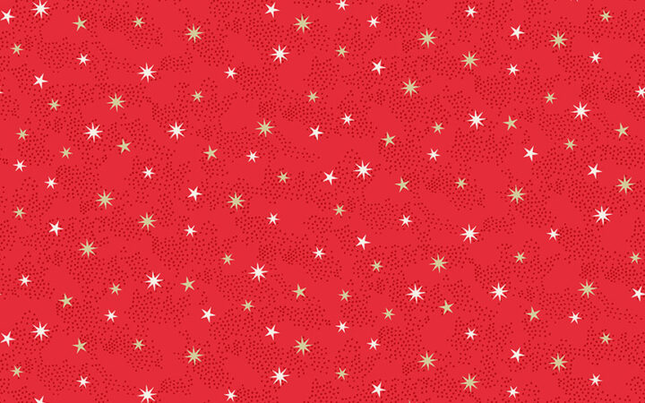 Makower Scandi Christmas Star Red