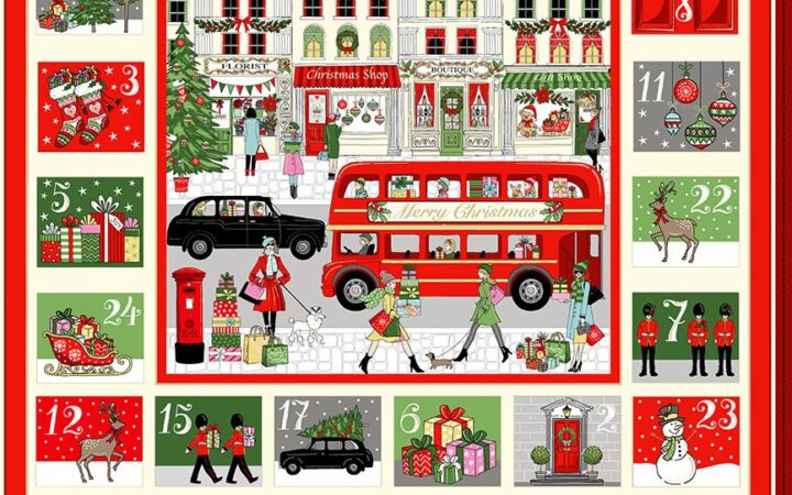 Makower Advent Calendar A London Christmas