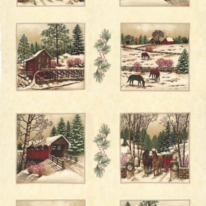 Moda Fabrics Winter White Quilt Panel