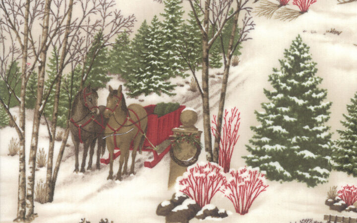 Moda Winter White Scenic