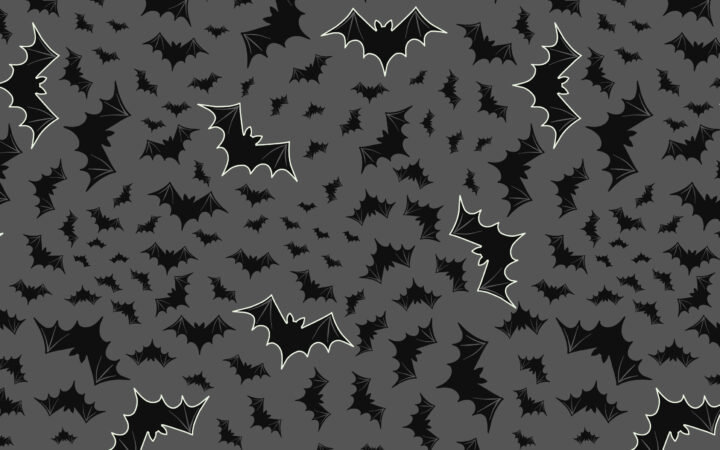 Lewis & Irene Castle Spooky Bats Grey