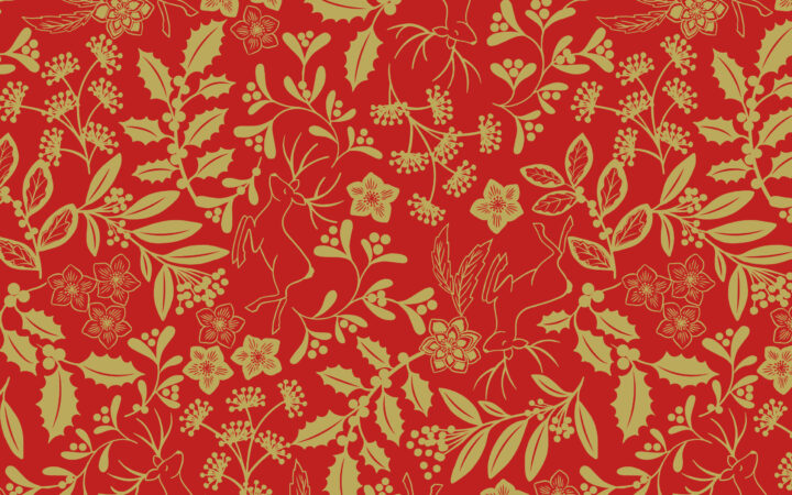 Lewis & Irene Noel Reindeer Red