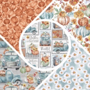 3 Wishes Fabrics Happy Harvest Montage