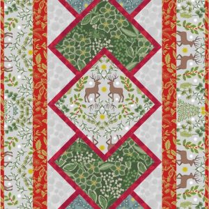 Lewis & Irene Fabrics Free Noel Table Runner Pattern