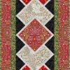 Lewis & Irene Fabrics Free Noel Table Runner Pattern