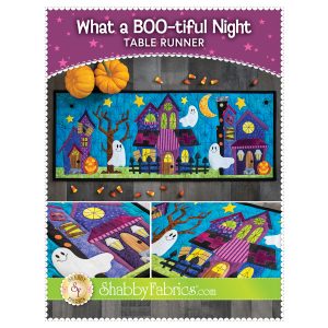 Shabby Fabrics Boo-tiful Night Table Runner Pattern