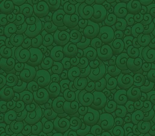 Benartex A Quilter’s Christmas Green Swirl