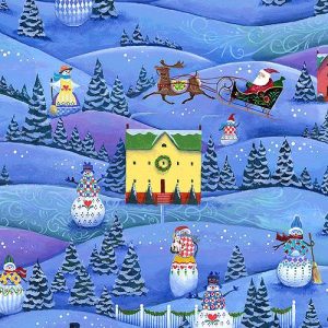 Benartex Fabrics A Quilter's Christmas Scenic