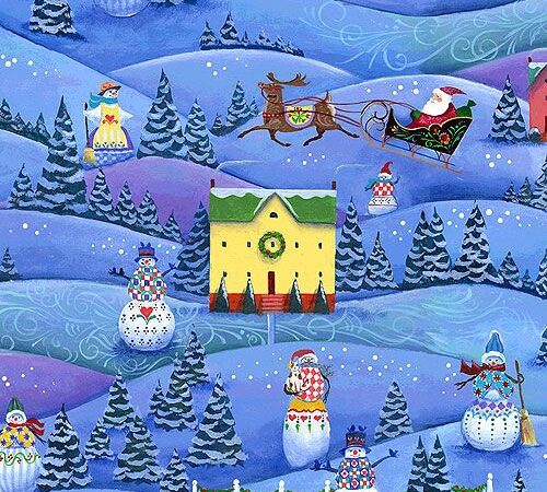 Benartex A Quilter’s Christmas Scenic