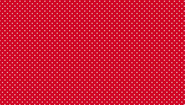 Makower Fabrics Spot On White on Bright Red