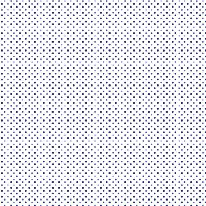 Makower Fabrics Spot On Navy Spot on White