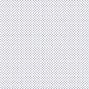 Makower Fabrics Spot On Navy Spot on White