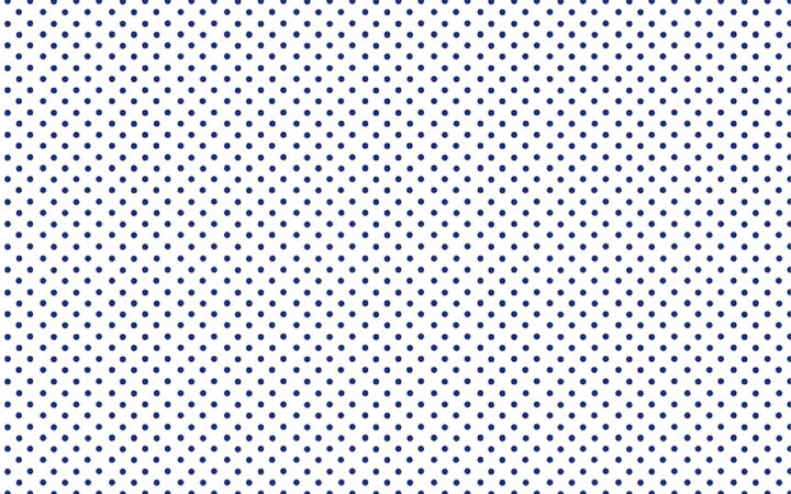 Makower Spot On Navy on White