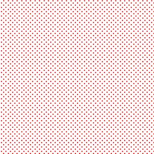 Makower Fabrics Spot On Red Spot on White