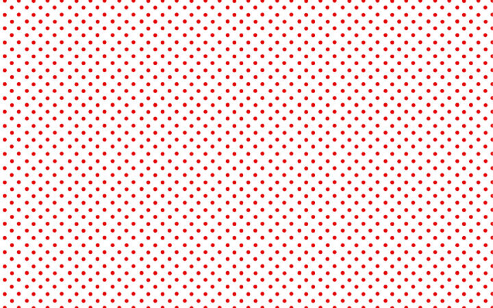 Makower Spot On Red on White