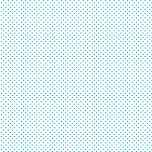 Makower Fabrics Spot On Turquoise on White