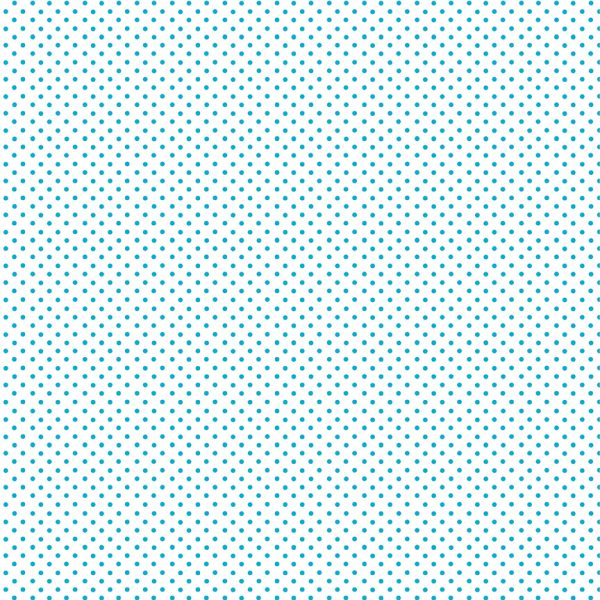 Makower Fabrics Spot On Turquoise on White
