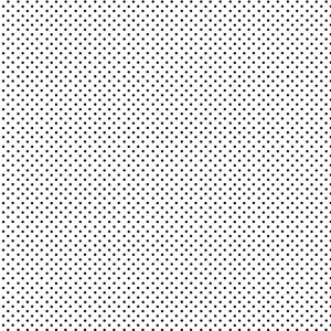 Makower Fabrics Spot On Black On White