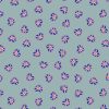 Lewis & Irene Fabrics Coronation Day Union Jack Hearts Scaled to show Metallic