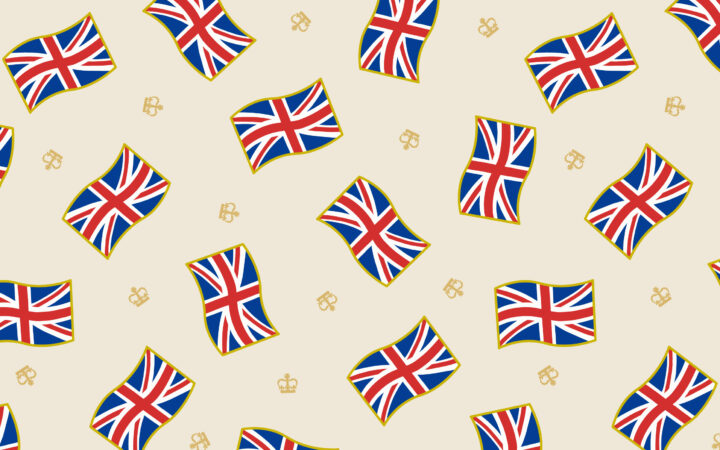 Lewis & Irene Coronation Day Flags
