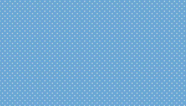 Makower Fabrics Spot On White on Cobalt